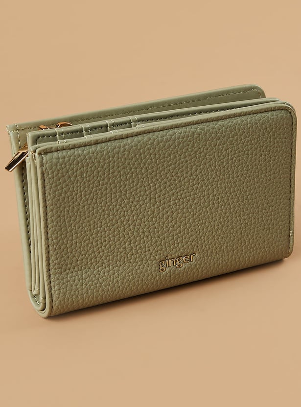GINGER Textured Bi-Fold Wallet