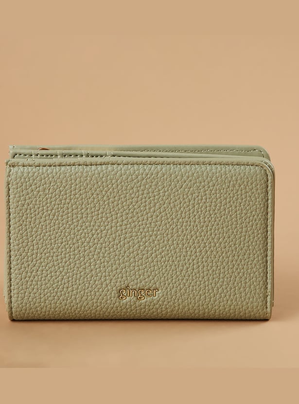 GINGER Textured Bi-Fold Wallet