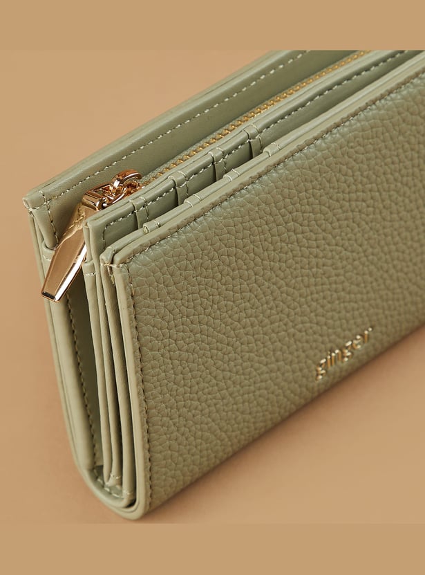 GINGER Textured Bi-Fold Wallet