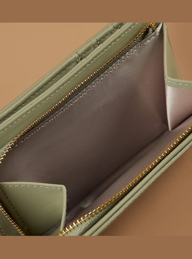 GINGER Textured Bi-Fold Wallet
