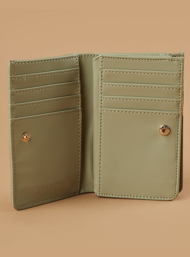 GINGER Textured Bi-Fold Wallet