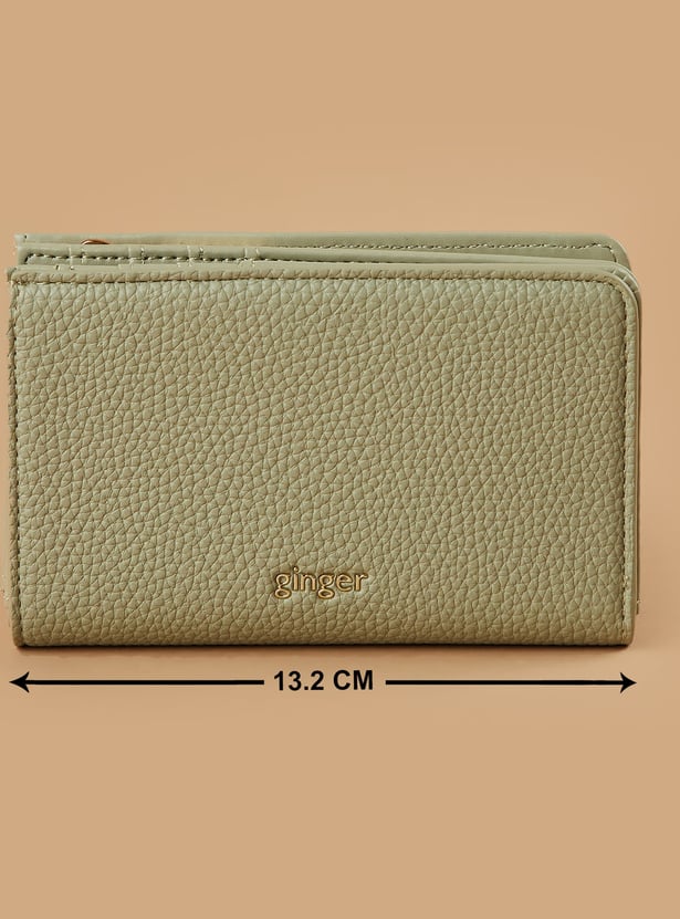 GINGER Textured Bi-Fold Wallet