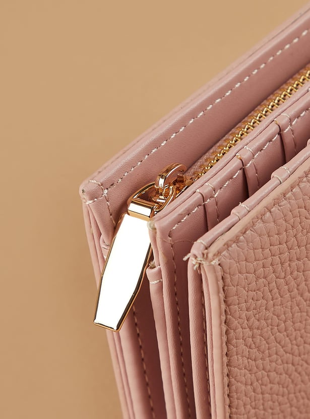 GINGER Textured Bi-Fold Wallet