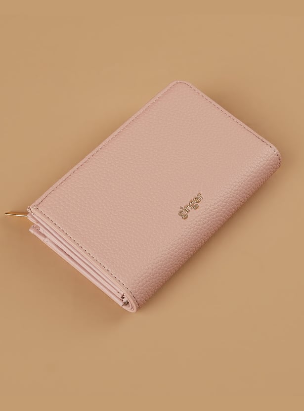 GINGER Textured Bi-Fold Wallet