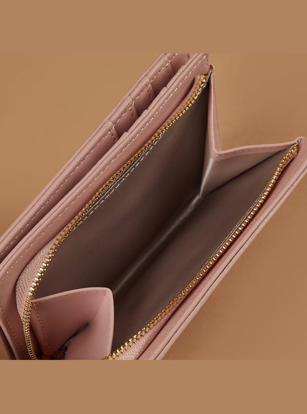 GINGER Textured Bi-Fold Wallet