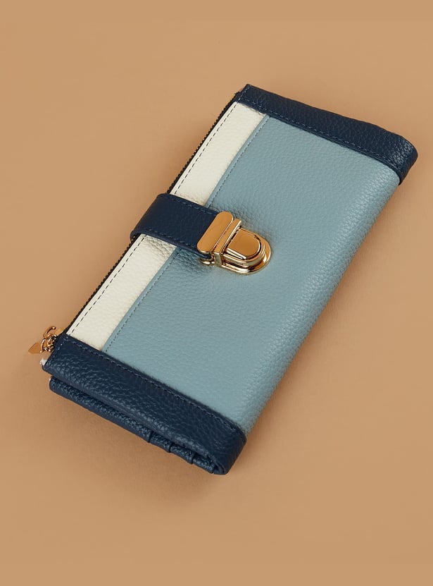 GINGER Colourblocked Bi-Fold Wallet