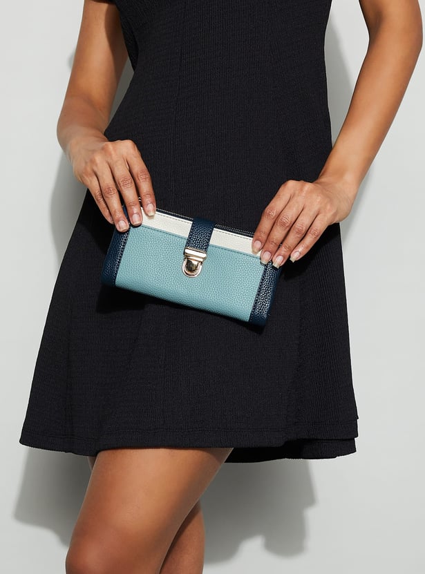 GINGER Colourblocked Bi-Fold Wallet