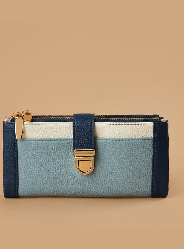 GINGER Colourblocked Bi-Fold Wallet