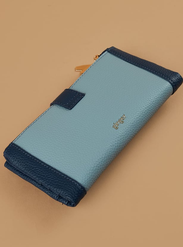 GINGER Colourblocked Bi-Fold Wallet
