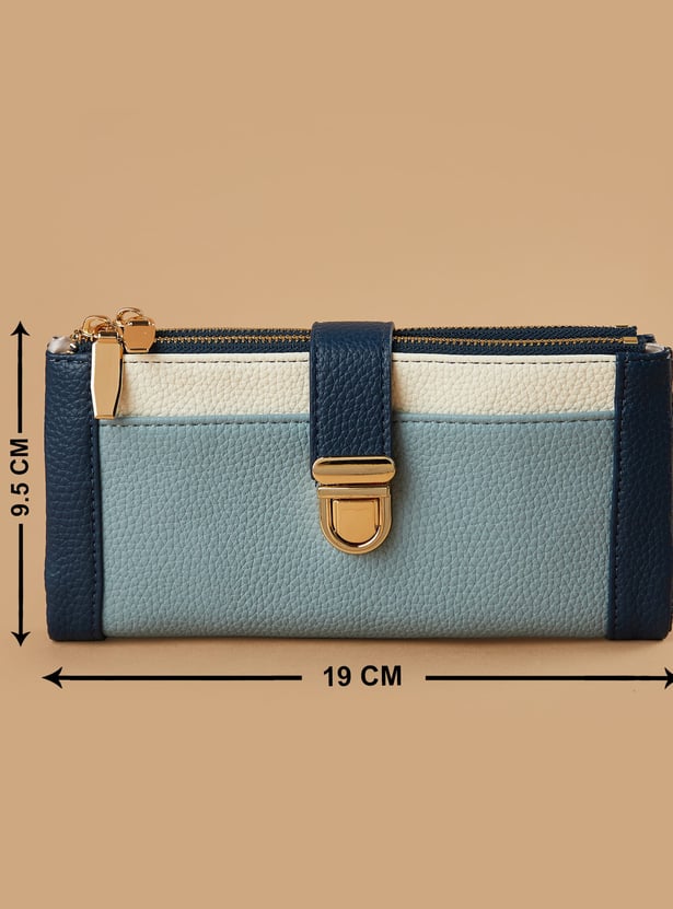 GINGER Colourblocked Bi-Fold Wallet