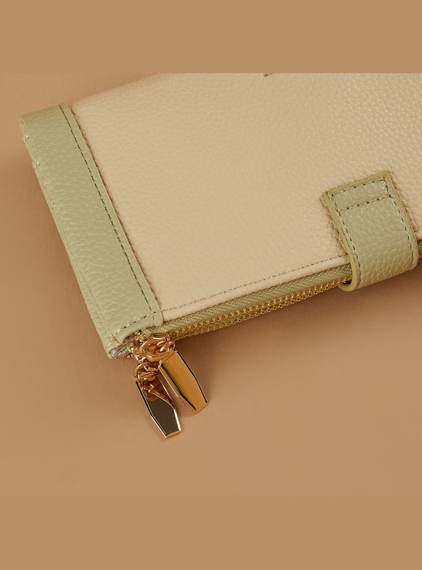 GINGER Colourblocked Bi-Fold Wallet