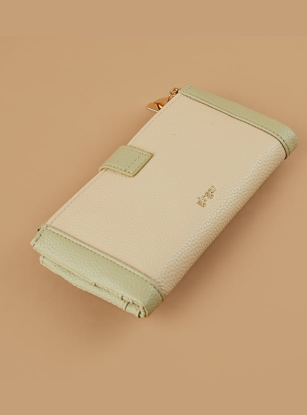 GINGER Colourblocked Bi-Fold Wallet
