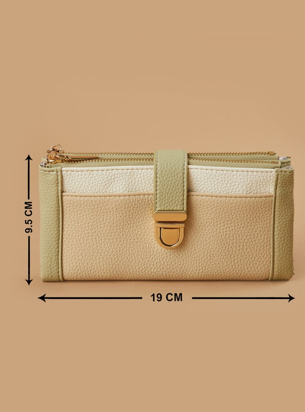 GINGER Colourblocked Bi-Fold Wallet