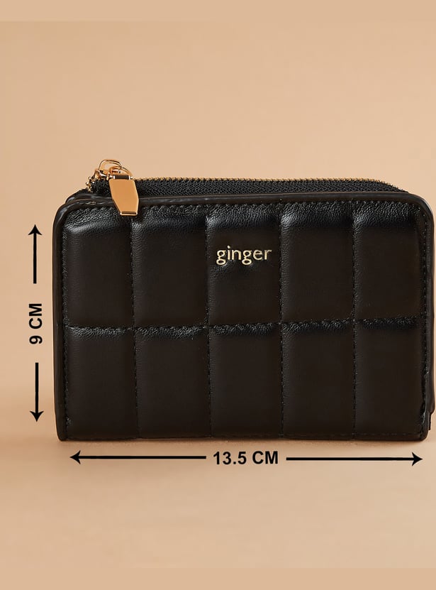 GINGER Quilted Bi-Fold Wallet