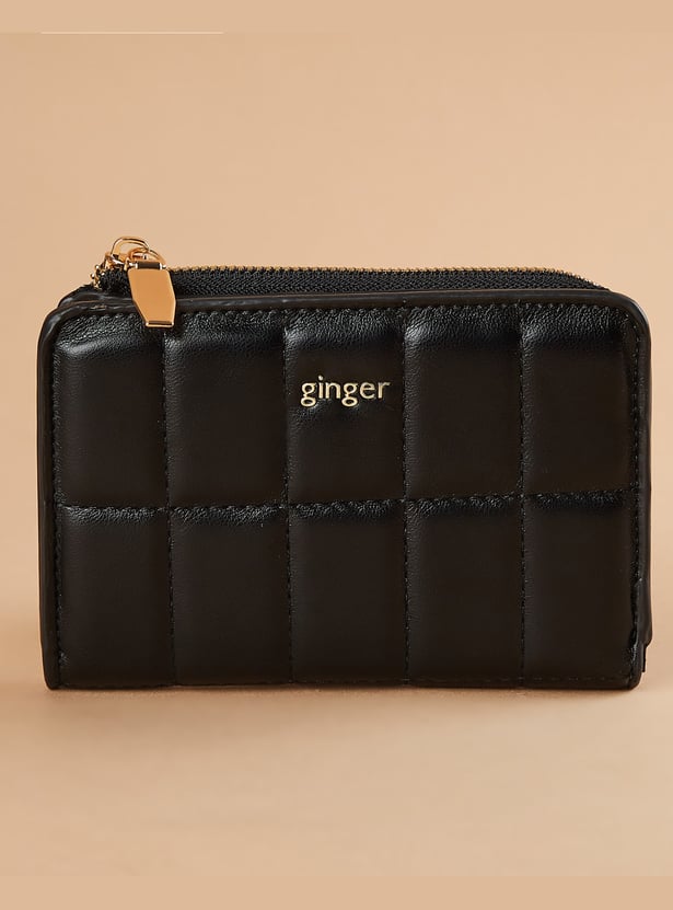 GINGER Quilted Bi-Fold Wallet