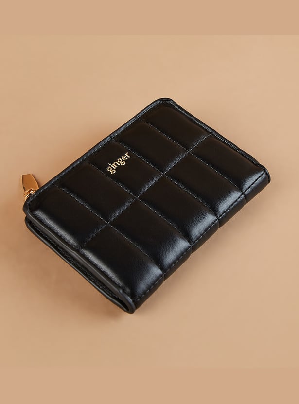GINGER Quilted Bi-Fold Wallet