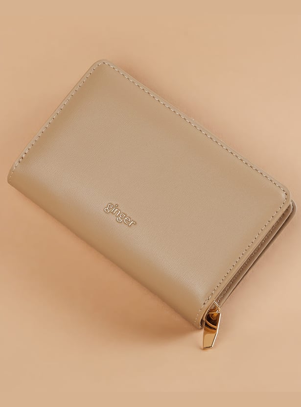 GINGER Solid Bi-Fold Wallet