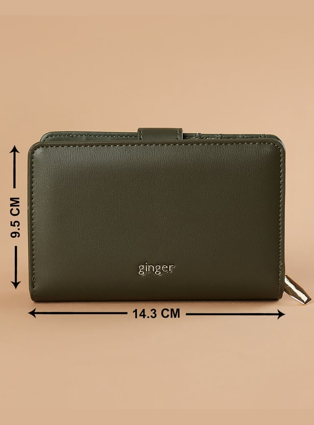 GINGER Solid Bi-Fold Wallet