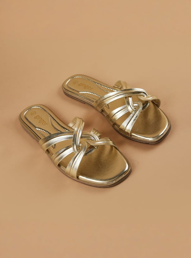 GINGER Glossy Flats