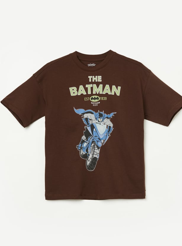 KIDSVILLE Boys Batman Printed T-shirt