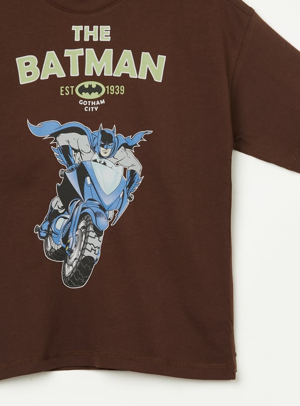 KIDSVILLE Boys Batman Printed T-shirt
