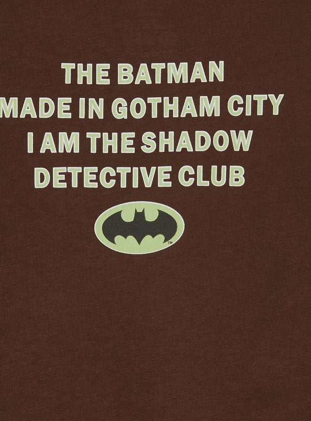 KIDSVILLE Boys Batman Printed T-shirt