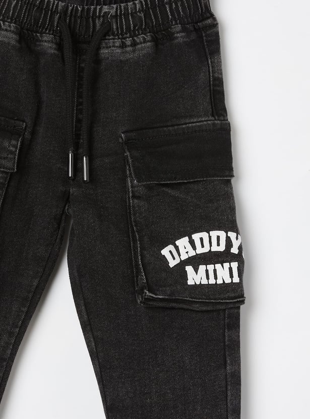 JUNIORS Boys Washed Jogger Jeans