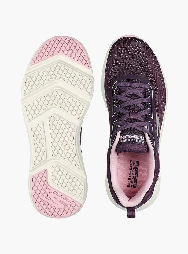 SKECHERS GO RUN ELEVATE - CORRAL Mesh Sports Shoes