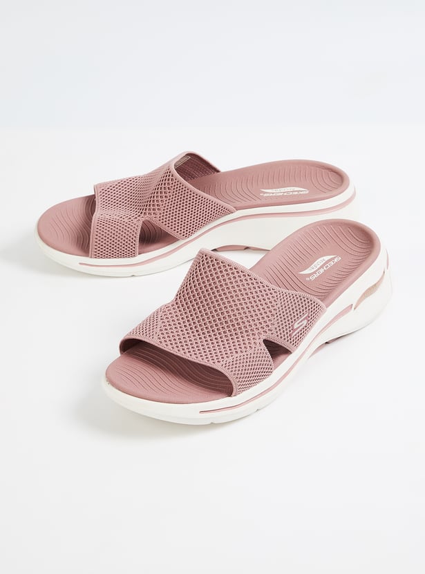 SKECHERS Knit Sliders
