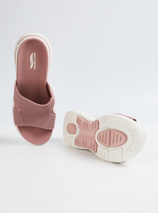 SKECHERS Knit Sliders