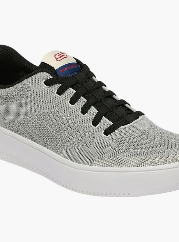 SKECHERS Sport Court 92 Solid Lace-Up Sports Shoes