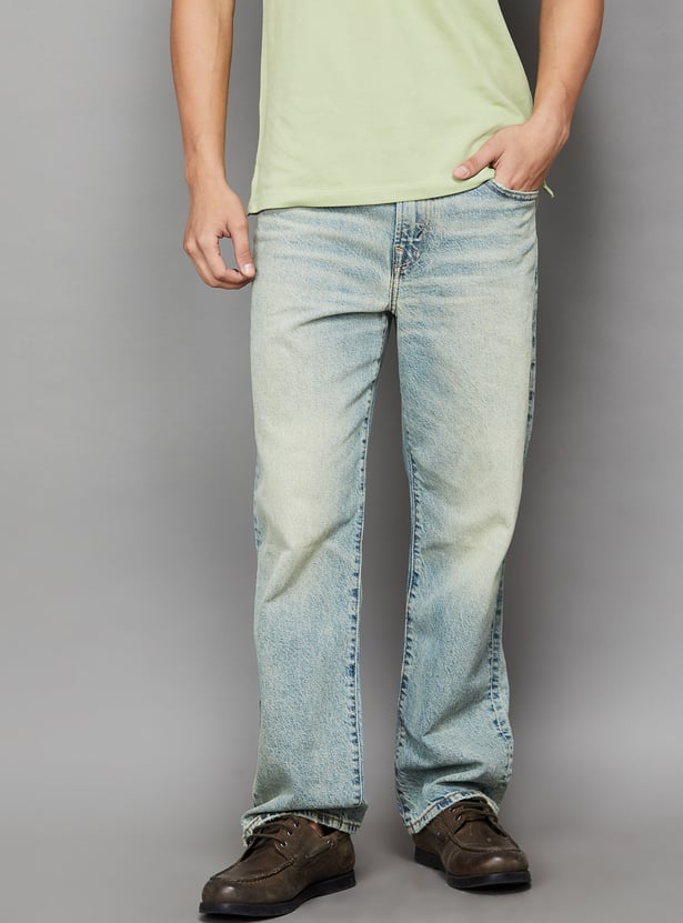AMERICAN EAGLE Washed Bootcut Jeans