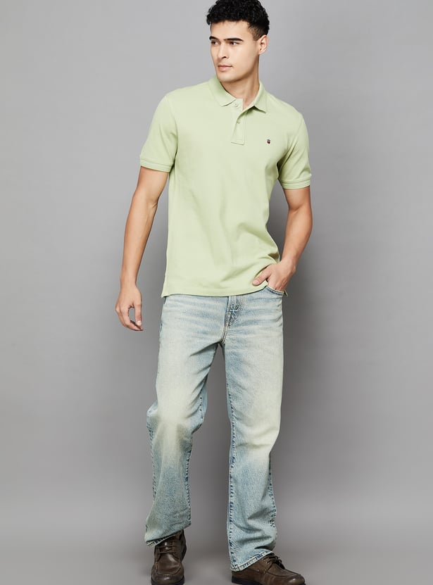 AMERICAN EAGLE Washed Bootcut Jeans