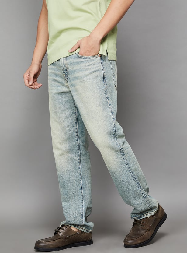 AMERICAN EAGLE Washed Bootcut Jeans