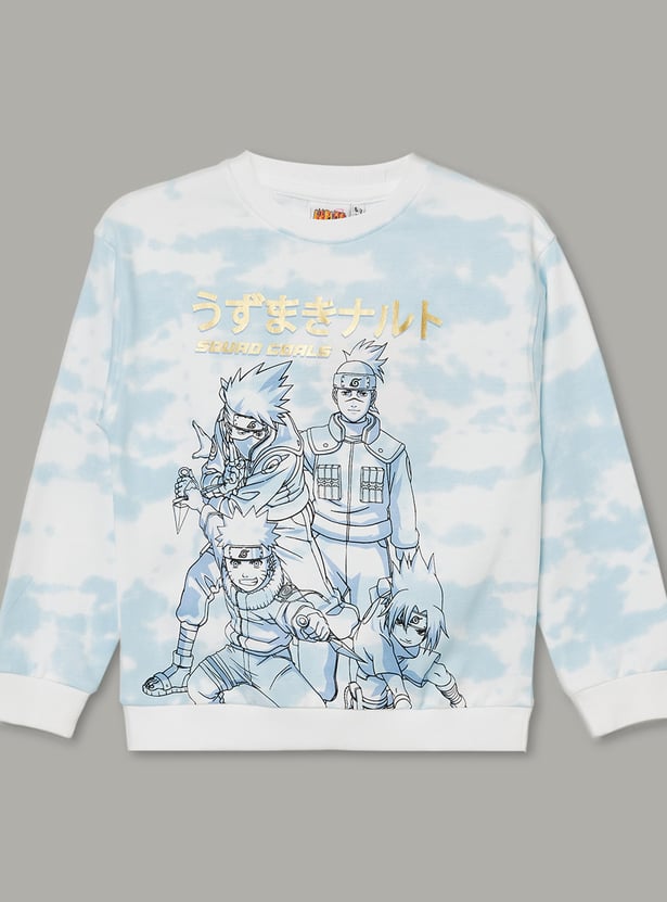 FAME FOREVER Boys Naruto Print Sweatshirt