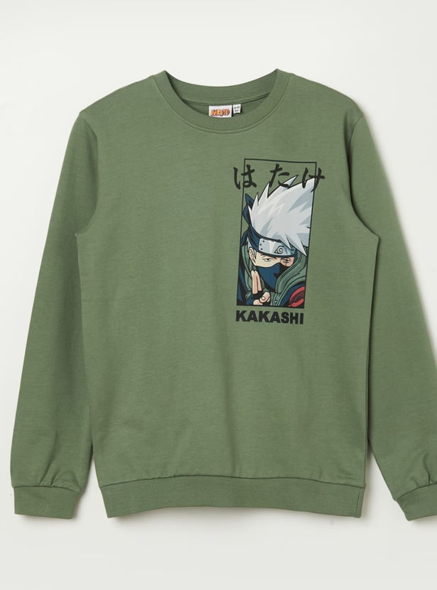 FAME FOREVER Boys Naruto Print Sweatshirt