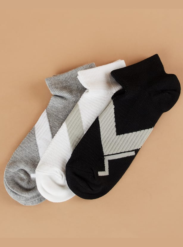 FORCA Knitted Ankle-Length Socks - Pack of 3