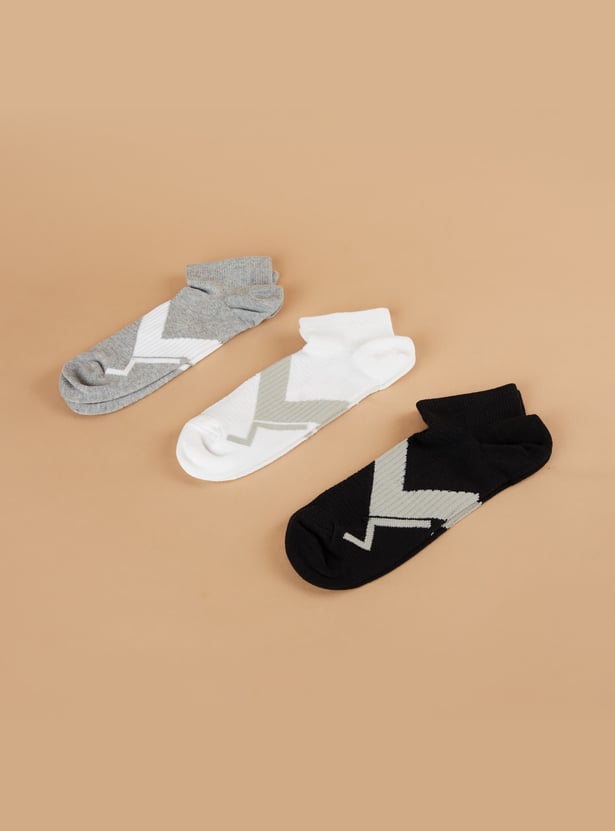 FORCA Knitted Ankle-Length Socks - Pack of 3