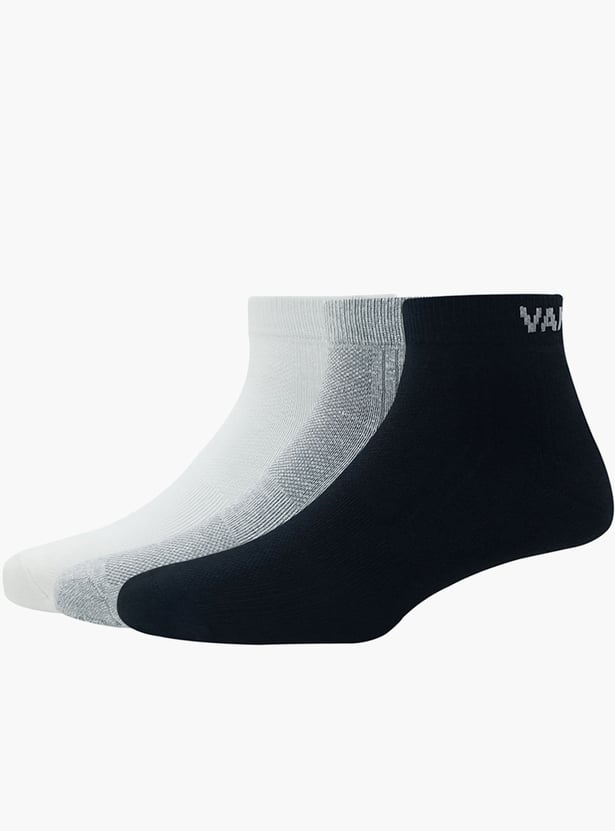 VAN HEUSEN Solid Ankle Length Socks - Pack of 3