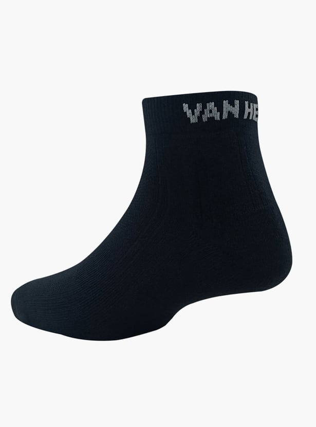 VAN HEUSEN Solid Ankle Length Socks - Pack of 3
