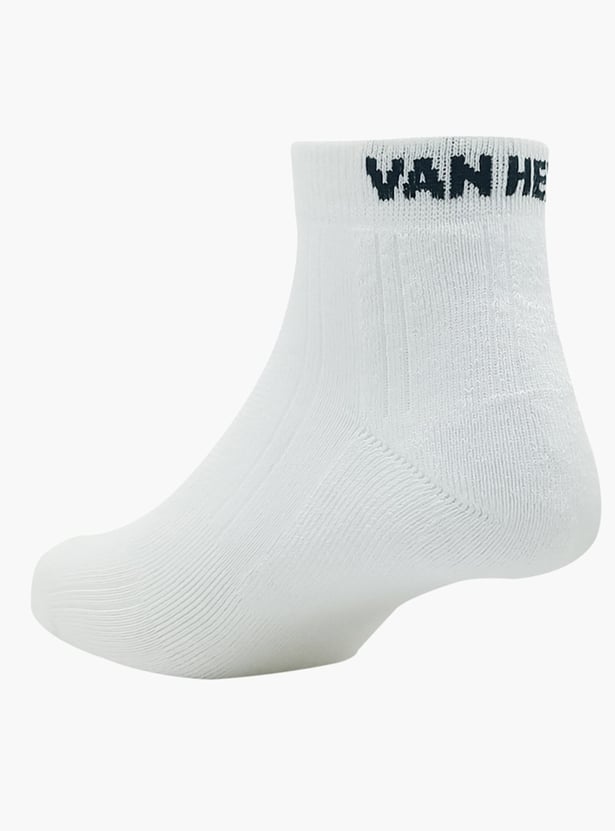 VAN HEUSEN Solid Ankle Length Socks - Pack of 3