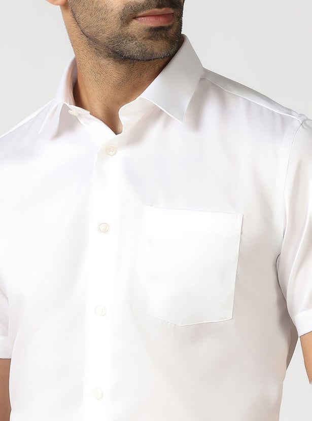 BLACKBERRYS Solid Slim Fit Formal Shirt