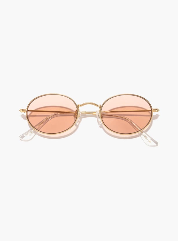 OPIUM UV Protected Oval Sunglasses - OP-10384-C07-51