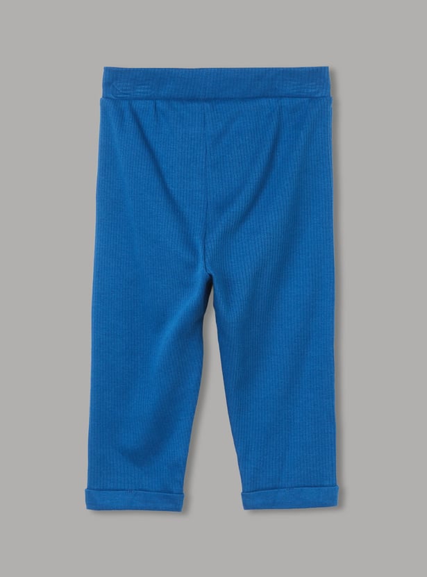 JUNIOR BABY Boys Colourblocked Bodysuit with Trousers