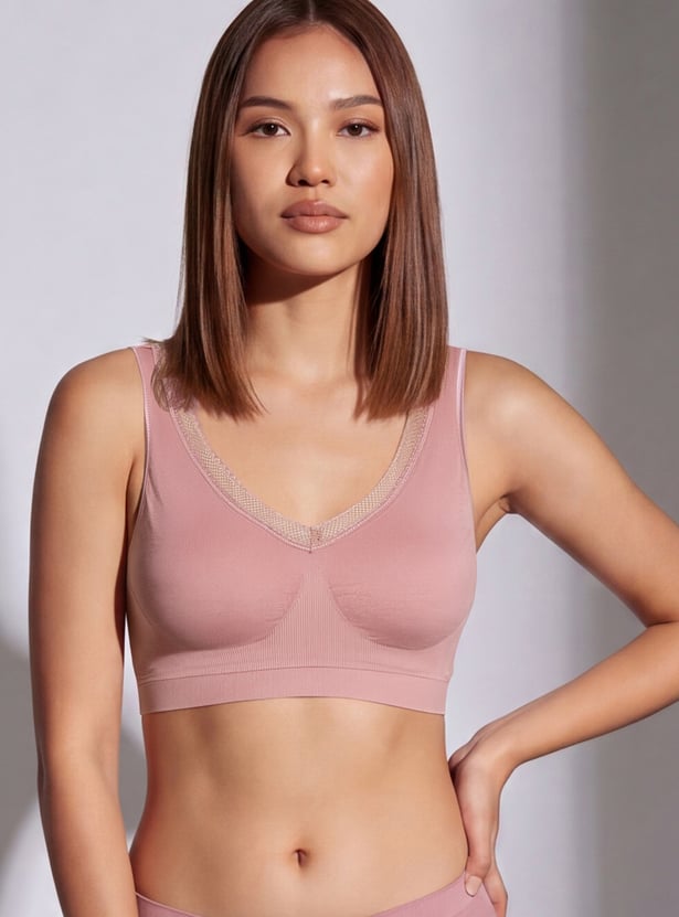ENAMOR Ultra Smooth Padded Non-Wired Full Coverage Bra