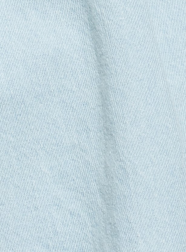 GINGER Washed Wide Leg Jeans