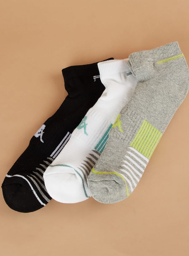 KAPPA Knitted Ankle-Length Socks - Pack of 3