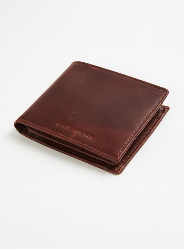 LOUIS PHILIPPE Solid Bi-Fold Wallet