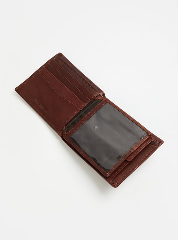 LOUIS PHILIPPE Solid Bi-Fold Wallet
