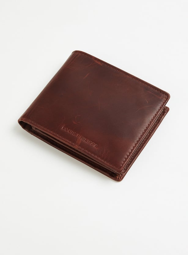 LOUIS PHILIPPE Solid Bi-Fold Wallet